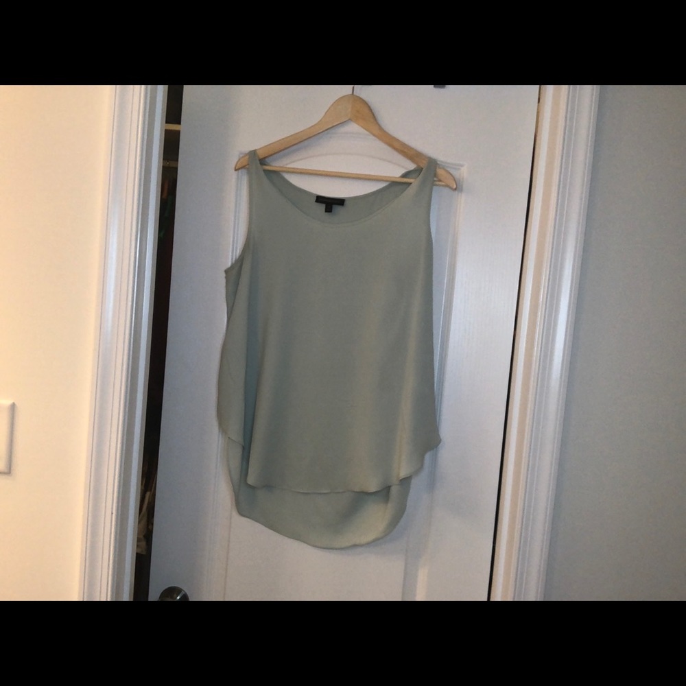 Mint Green sleeveless blouse